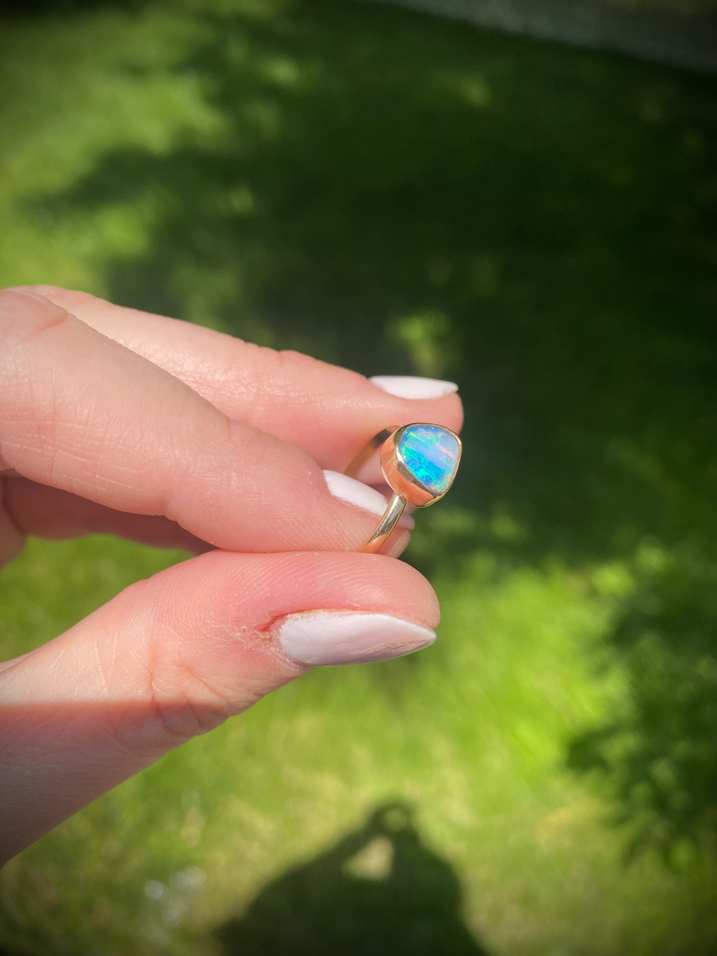 14K Gold + Silver π Cotton Candy π Stacker β¨