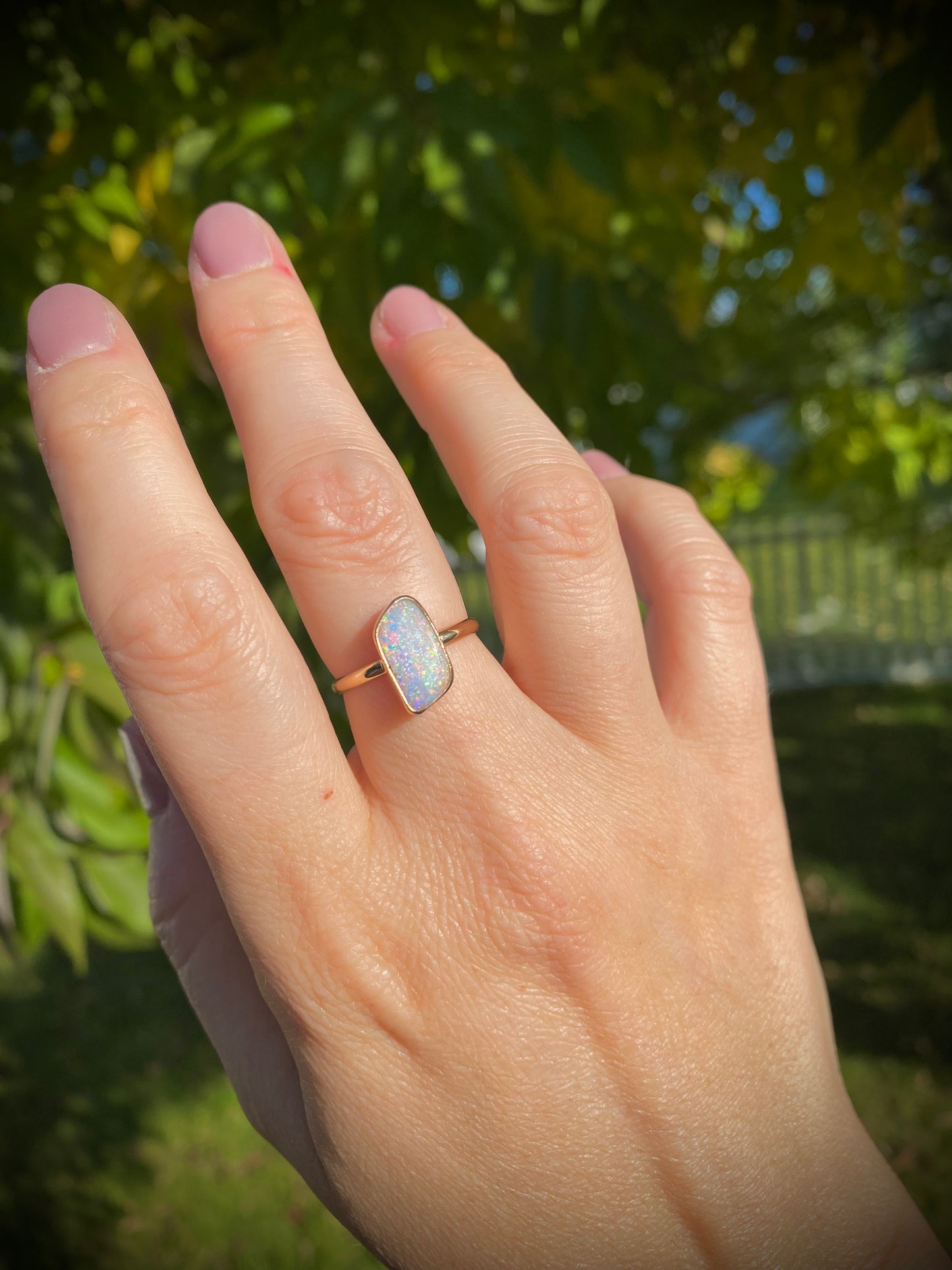 Pink Pixie Dust (14K Gold + Silver)