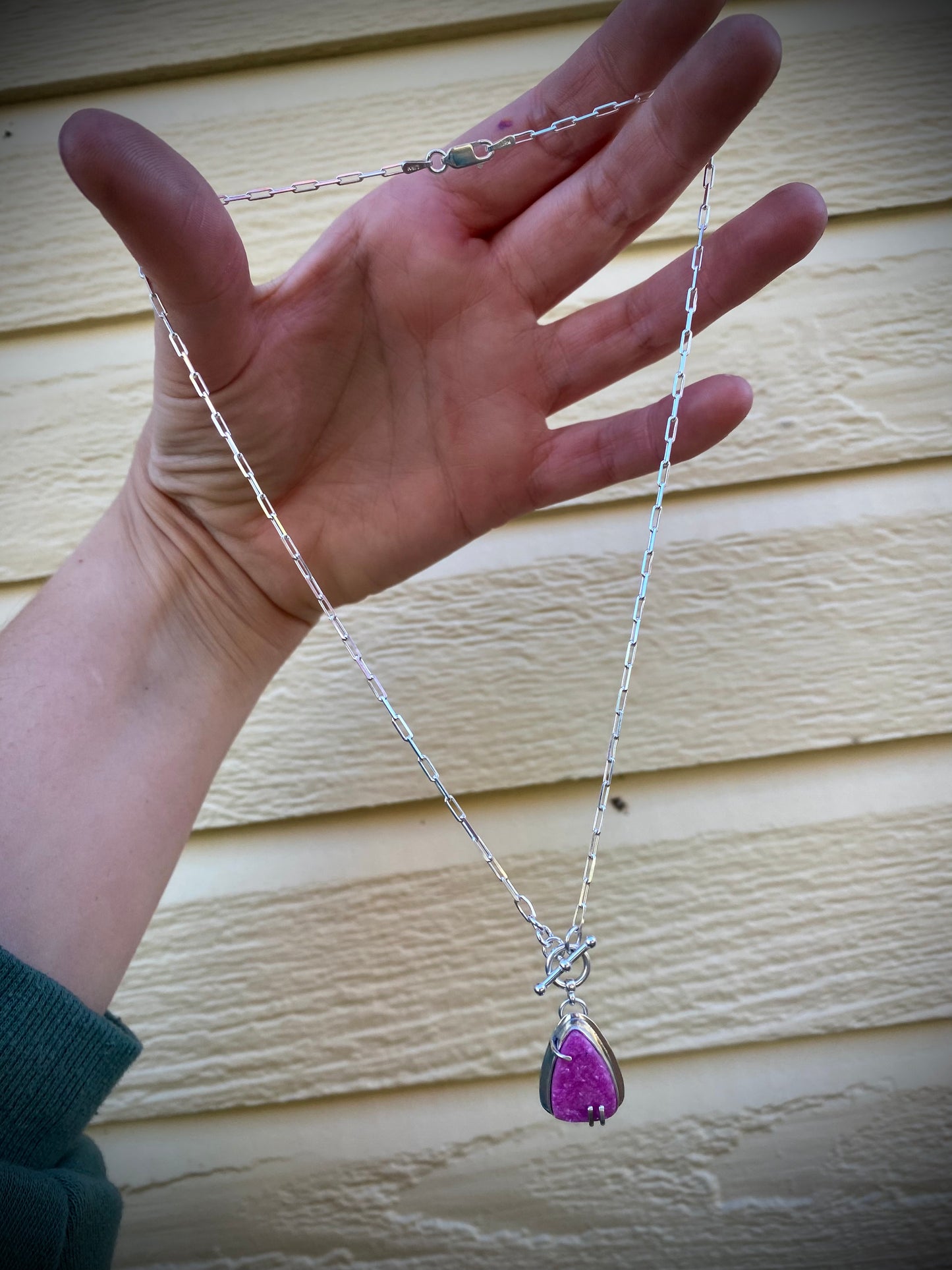 Pink Druzy Dreams 🎀 Toggle Necklace ✨