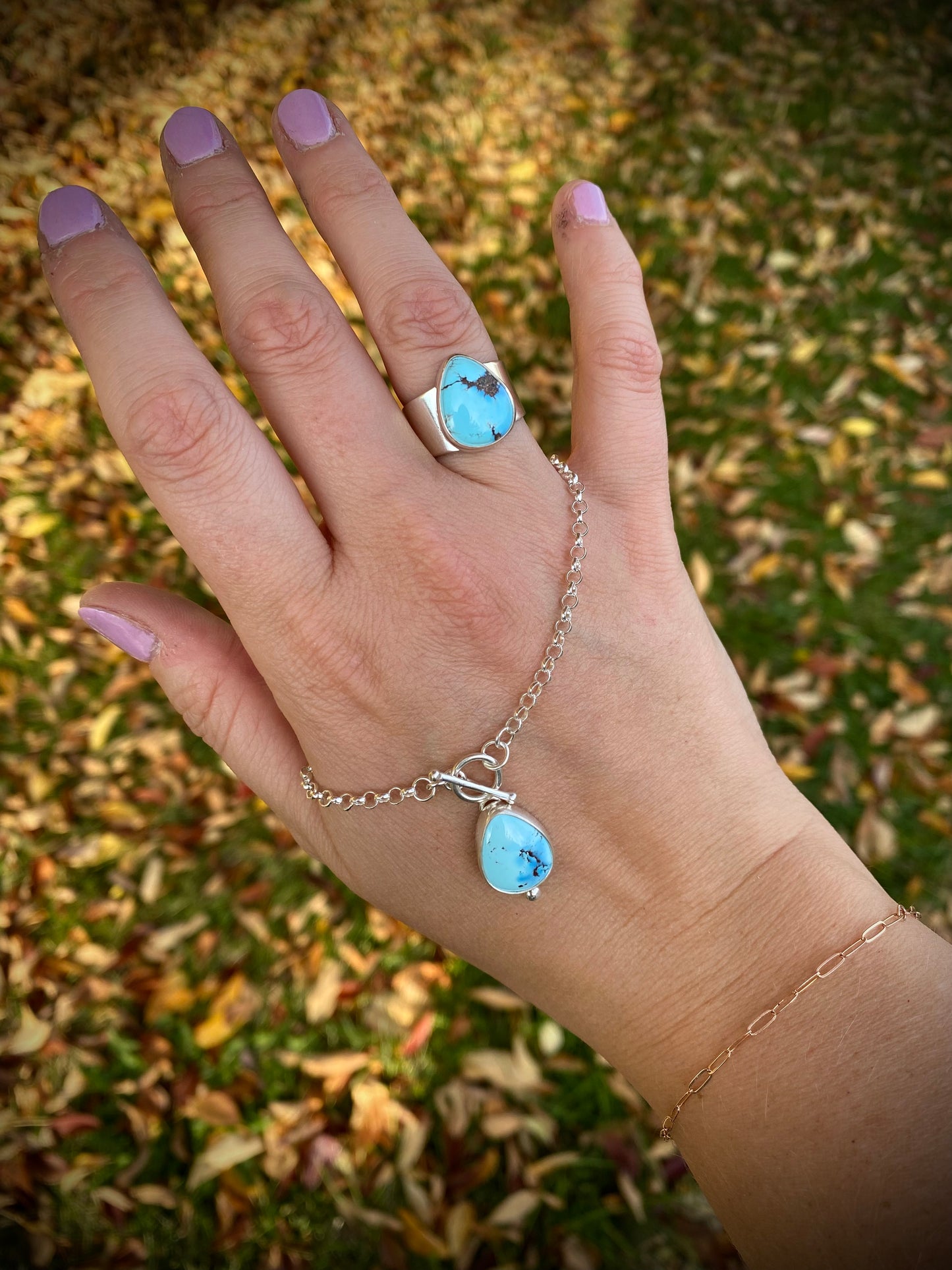 Blue Skies ☁️ Toggle Necklace ✨