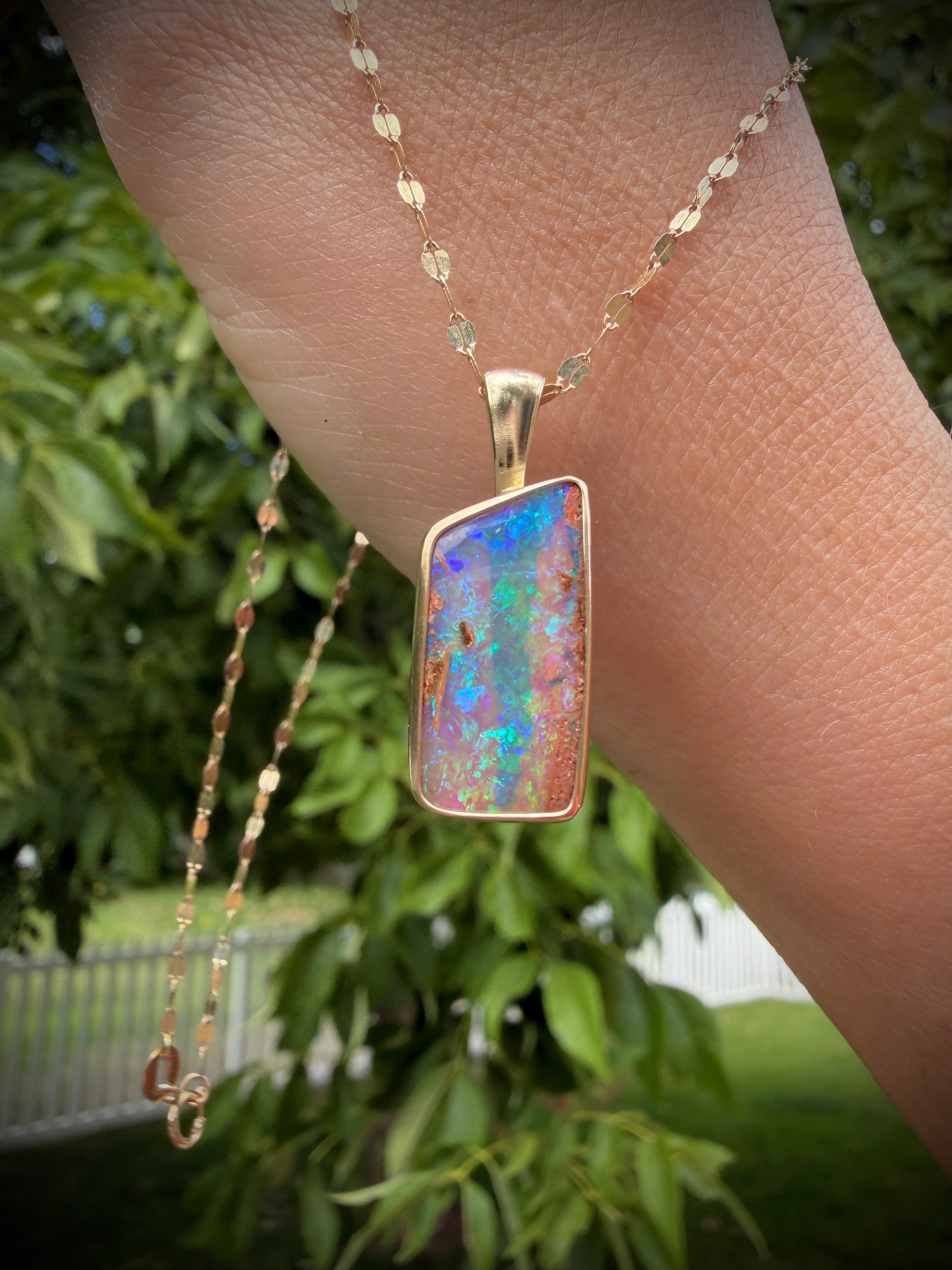 14K Gold Enchanted Aurora Necklace ✨🔮