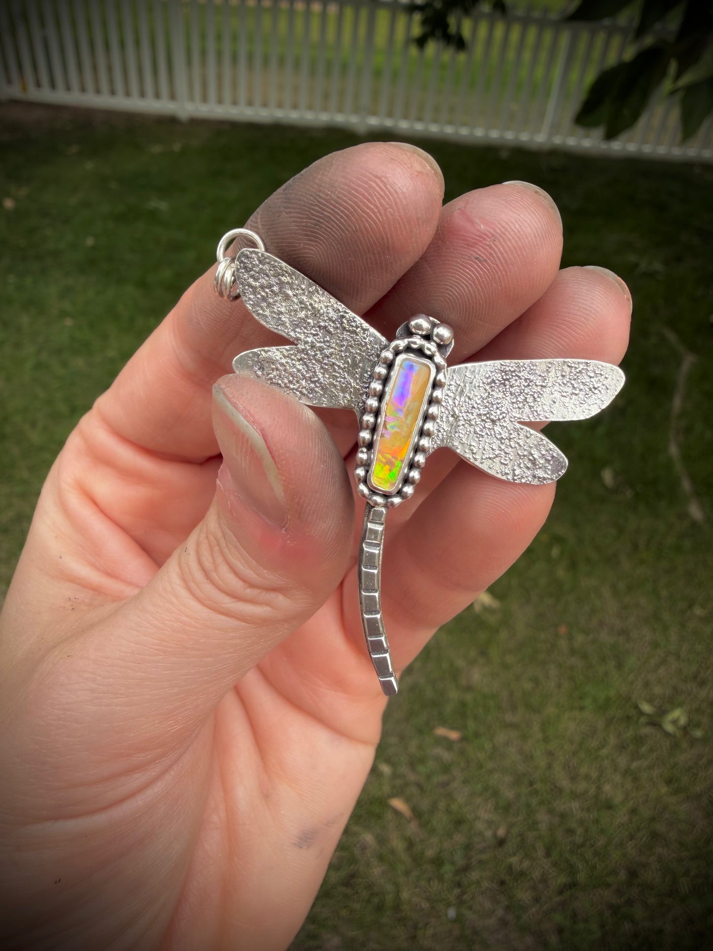 Whimsy Dragonfly Necklace ✨🌈