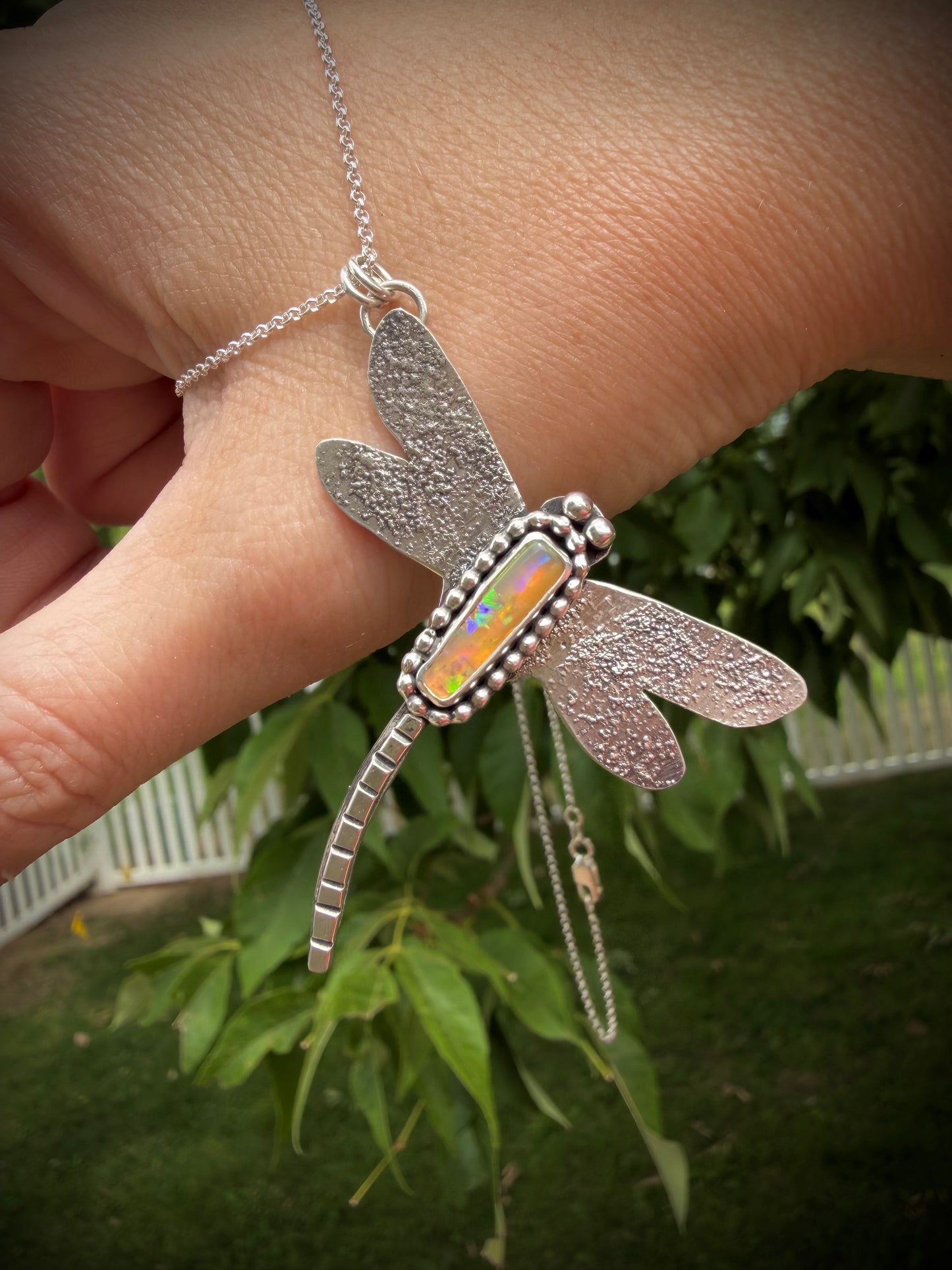 Whimsy Dragonfly Necklace ✨🌈